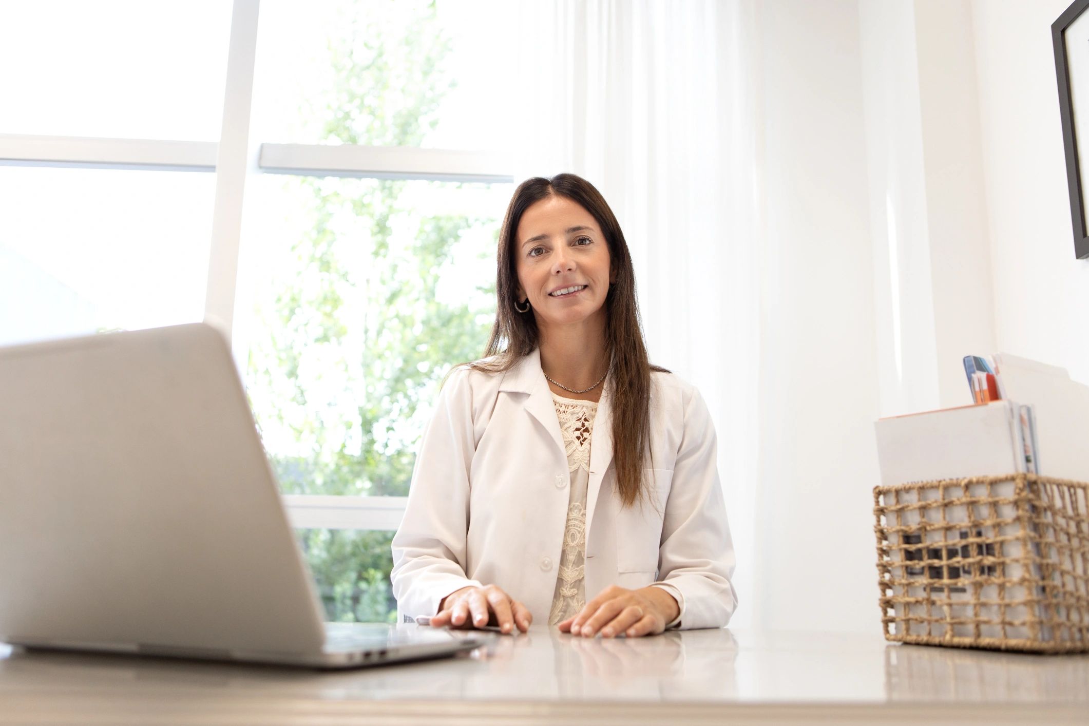Doctor portrait representing patient support and communication